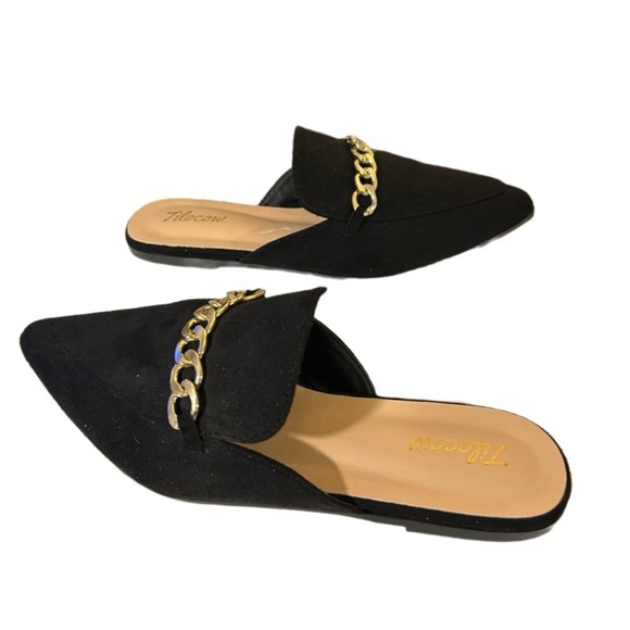 Tilocow Comfort Faux Suede Mules, NWOT, Size 7 - Picture 6 of 6